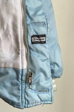 Authentic Extremely Rare BONEVILLE Blue/Silver Winter Jacket Size 52