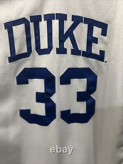 Authentic Grant Hill Official Pro Cut White Duke Jersey Nike Extremely Rare