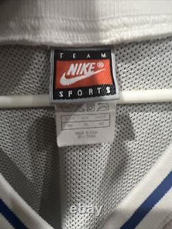 Authentic Grant Hill Official Pro Cut White Duke Jersey Nike Extremely Rare