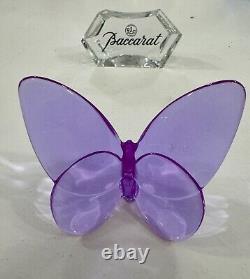 BACCARAT Crystal Butterfly Paperweights-Handcrafted Figurines-EXTREMELY RARE Lot