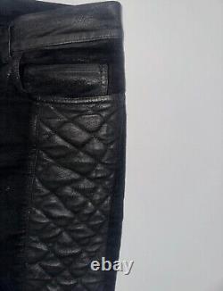 BALMAIN JEANS $1050 (EXTREMELY RARE) Biker Denim Jean Black Mens