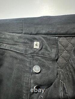 BALMAIN JEANS $1050 (EXTREMELY RARE) Biker Denim Jean Black Mens