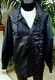 Bally Extremely Rare Navy Blue Leather Jacket 48-2XL Exquisite