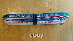 Bandai Blue Heaven Monorail Tin Toy Japan Extremely Rare Space Car