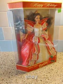 Barbie EXTREMELY RARE AUTHENTIC Happy Holidays 1997 Doll SE MISPRINT Blue Eyes