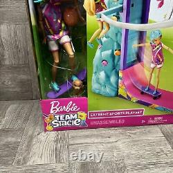 Barbie Team Stacie Extreme Sports Playset 2018 Mattel GBK61 NEW SEALED RARE HTF