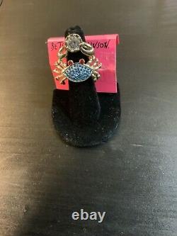 Betsey Johnson Crab Ring Extremely Rare- 15