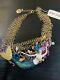 Betsey Johnson Crabby Couture Mermaid Statement Necklace Extremely Rare R4