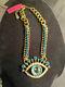 Betsey Johnson The Eyes Have It Eyeball Statement Necklace Extremely Rare 8