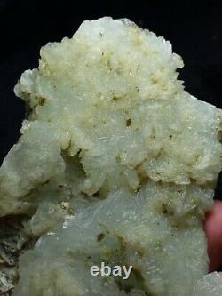 Blue Brucite crystals on matrix extremely rare mineral from balochestan Pak