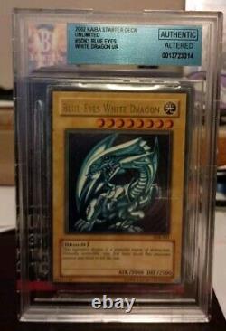 Blue-Eyes White Dragon #SDK-001 Authentic Altered