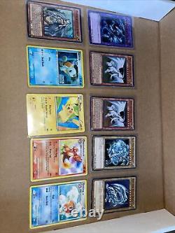 Blue Eyes White Dragon Yugioh Card Ultra Rare+(4) More Dragons & Spellcaster NM