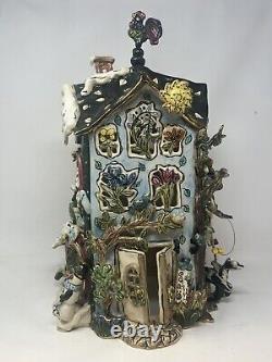Blue Sky Clayworks The Four Seasons House Heather Goldminc 2000 Extremely Rare