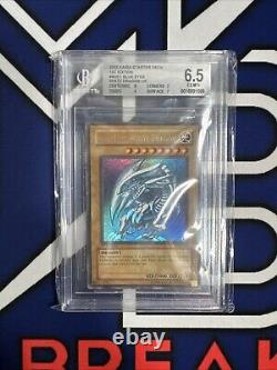 Blue-eyes White Dragon Yu-gi-oh Yugioh Ultra Rare 1st Edition Sdk-001 Bgs 6.5