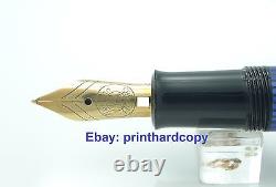 Brand New Old Style Pelikan M400 Blue Fountain Pen 14k Gold Nib EXTREME RARE