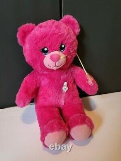 Build A Bear Pink With Feeding Tube Extremely Rare Get Well Sick Bear Well Loved