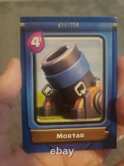 CLASH ROYALE Trading Cards EXTREMELY RARE 024/250 BLUE MORTAR