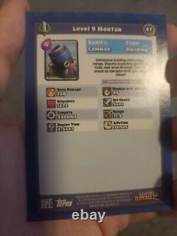 CLASH ROYALE Trading Cards EXTREMELY RARE 024/250 BLUE MORTAR