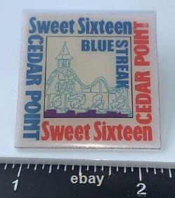 Cedar Point Sweet Sixteen 16 Blue Streak Lapel Pin EXTREMELY RARE