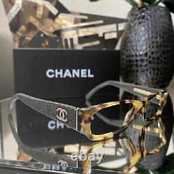Chanel Eyeglasses 3169 Blue Denim Tortoise? Gold Frames EXTREMELY RARE