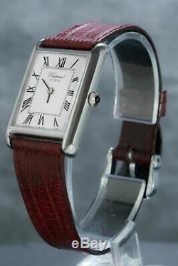 Chopard Tank Men's Dress-watch Extremely Rare Find in Stainless steel Ref5221