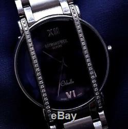 Collection Raymond Weil Othello Men`s Wristwatch 50 diamonds Extremely rare