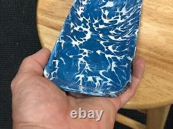 Columbian Extremely Rare Blue White Toothbrush Holder Graniteware Enamelware