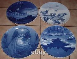Complete Series Der Sizes B&g Jule-Aften Plate 1908-1911 Extreme Rare #4623