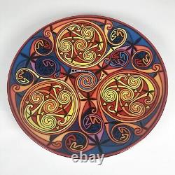 Courtney Davis Celtic Fitz Ireland Plate Triple Spiral Decorative Extremely Rare