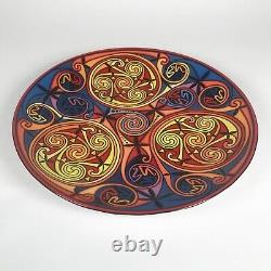 Courtney Davis Celtic Fitz Ireland Plate Triple Spiral Decorative Extremely Rare