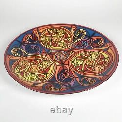 Courtney Davis Celtic Fitz Ireland Plate Triple Spiral Decorative Extremely Rare