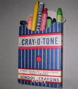 Cray-O-Tone No. 508 United Crayon Co. School & Art Use. Blue Box. EXTREMELY RARE