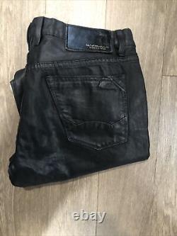 Cult of Individuality Black Rebel Cycle Moto Jeans 38/33 EXTREMELY RARE PRINT