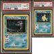 DOUBLE HOLO Shining Gyarados & Magikarp PSA 8/9 Pokemon NeoRevelation Sequential