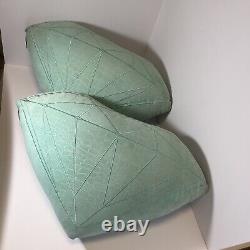 Diamond supply co pillow set of 2 baby blue SUEDE extremely rare team edition