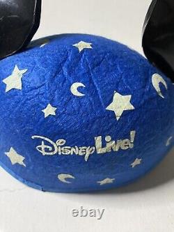 Disney Live Sorcerer Mickey Ears Hat. EXTREMELY RARE SOME WEAR Read Description