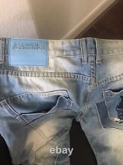 Distressed JS Jeans men 34. Extremely Cool Item. Very Rare. Germany