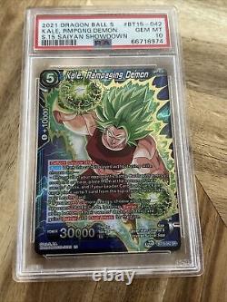 Dragon Ball Super Kale, Rampaging Demon Saiyan Showdown BT15-042 Regular PSA 10