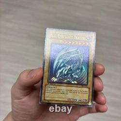 EX- 2002 Yugioh SDK-001 Blue-Eyes White Dragon Ultra Rare 1st Edition