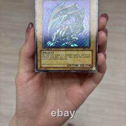 EX- 2002 Yugioh SDK-001 Blue-Eyes White Dragon Ultra Rare 1st Edition