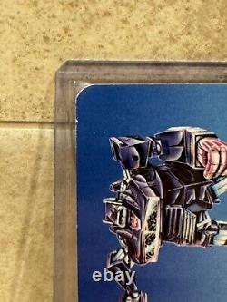 EXTREMELY RARE 1985 Hasbro Transformers Shockwave Series 1 Card 122 READ DESC