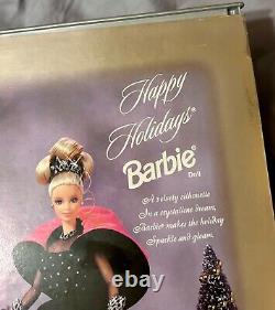 EXTREMELY RARE 1998 HAPPY HOLIDAYS Holiday BARBIE DOLL MISPRINT NIB NRFB