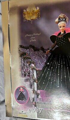 EXTREMELY RARE 1998 HAPPY HOLIDAYS Holiday BARBIE DOLL MISPRINT NIB NRFB