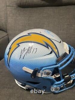 EXTREMELY RARE AUTOGRAPHED Chargers AUTHENTIC 2-Tone Hydro-Dipped SPEEDFLEX