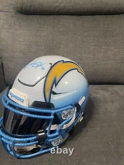 EXTREMELY RARE AUTOGRAPHED Chargers AUTHENTIC 2-Tone Hydro-Dipped SPEEDFLEX