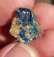 EXTREMELY RARE BLUE EUCLASE WITH QUARTZ FROM LAST HOPE MINE, ZIMBABWE 20 cts