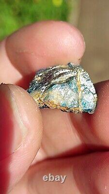 EXTREMELY RARE BLUE EUCLASE WITH QUARTZ FROM LAST HOPE MINE, ZIMBABWE 20 cts