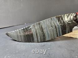 EXTREMELY RARE BLUE GREEN Obsidian KnifeStoneSpringbokKenny HullRiddick 3