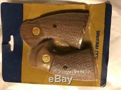 EXTREMELY RARE Colt Python Original FACTORY SEALED Stocks Grips Blue and Gold