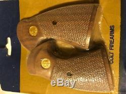 EXTREMELY RARE Colt Python Original FACTORY SEALED Stocks Grips Blue and Gold